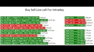 #Intraday trading software | buy sell live call for intraday first time in india | #stockxray