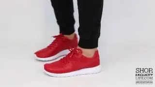 Roshe Tiempo VI QS Red   White On feet Video at Exclucity