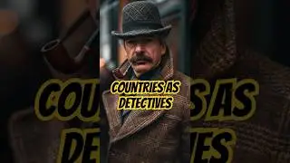 AI Imagines Countries as Detectives #shorts #viral #shortsvideo #countries #detective #midjourney