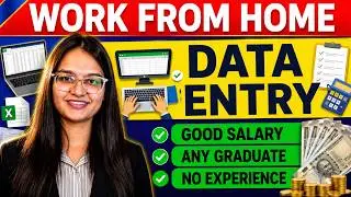 🔥Data Entry Permanent Work From Home Job 2026 | No Experience | Freshers Can Apply