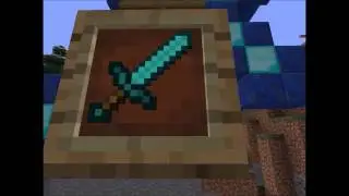 Как сделать алмазный меч в Minecraft | Pixel Art