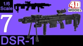 DSR-1 1/6 scale model DETAILED review (Light weapon model series Vol. 1)
