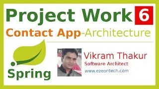 6 - Spring MVC - Project Work - Architecture(Contact App), MUST WATCH - By eZeon