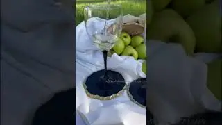 Сырная тарелка из эпоксидной смолы 