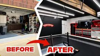 Building a Showroom Style Garage for $5,000 (Complete Transformation)