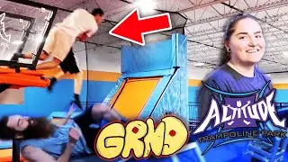 DAK TACKLES GENIE! | Altitude Trampoline Park | GRNDays #011