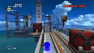SA2B Metal Harbor Mission 4 - Time Attack - No Upgrades (A-Rank)