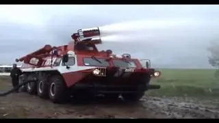 Russian fire engine vehicle ГАЗ 59402 'Пурга'
