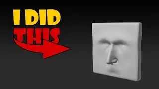 How To Sculpt Tarzan's nose In Blender  #shorts #blender #sculpture