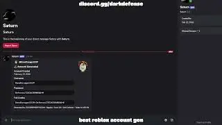 Best Roblox Account Generator | DD