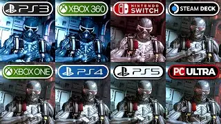 Crysis 1 | PS3 vs Xbox 360 vs Switch vs Steam Deck vs Xbox One vs PS4 vs PS5 vs PC (Side by Side) 4K