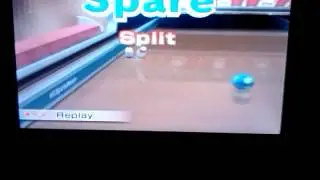 WII SPORT RESORT| SPLIT IN BOWLING
