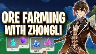 Farming Ores with Zhongli - Best tips and tricks!