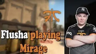 GODSENT flusha playing CS:GO Faceit on Mirage (twitch stream)