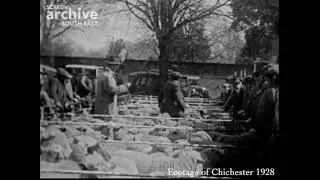 Historical Film Reel Footage of Chichester in 1928
