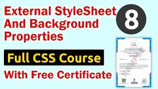 CSS External StyleSheet & Background Properties