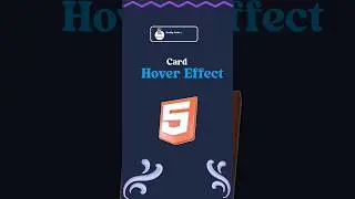 Hover Effect card | with free source code | how to create Hover effect Card using html css #shorts
