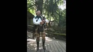Bagpipes at the Rennessiance Festival in Muskogee