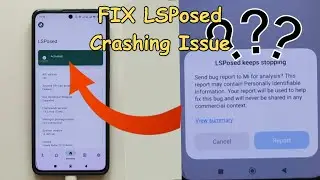 Fix Lsposed Crashing issue on Android 14+ Devices 