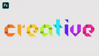 Folded Paper Text Effect | 3D Text | Secret of Origami Font | Photosplash