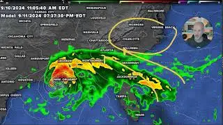 9/10/2024: wx vlog on Francine and possible rain for the Carolinas.