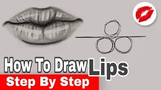 How to draw mouth step by step || Lips tutorial for beginners ✏️ 