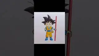 Goku Drawing from Dragon Ball Daima #drawing #magicaldraw