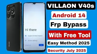 VILLAON V40s Android 14 Frp Bypass With Free Tool