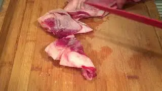 How to butcher a lamb carcass