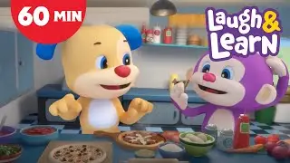 Let's Make a Pizza | Laugh & Learn | Season 2 Compilation | Kids Cartoon Show | +60min Cartoon