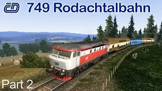 ČD 749 Naila to Schwarzenbach am Wald (Rodachtalbahn) TS 2015 [60fps]