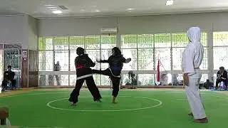 Atlet sudut biru k3R45ukan Tendangan T ⁉️ Sampe LAWANYA susah menangkap
