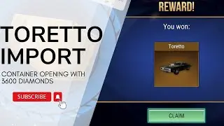 Toretto Import Container Opening For 3600 Diamonds | Madout 2