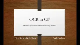 OCR in C# WindowsFormApplication | Extract Text From Picture | use of IronOcr Library in C#