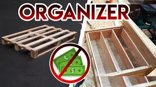 0€ Projekt | Organizer aus Palettenholz | MINI PROJEKT 