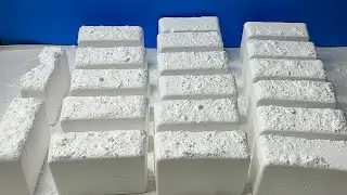 #ASMR Pure White square Crunchy chunks