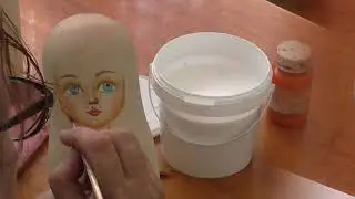 Мастер-класс по росписи матрешки Татьяна Григорьевна Чикарева (Ельниковский район)