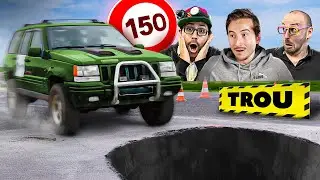Hitting a POTHOLE at 150km/h: What does it feel like?
