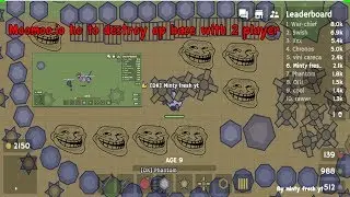 Moomoo.io How to destory a op base with 2 player