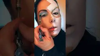 Harley Quinn #makeup #sfx #makeuptutorial #tiktok #facepaint  #harleyquinn #shorts #dccomics