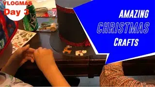 VLOGMAS Day 3 Making a Craft Snowman