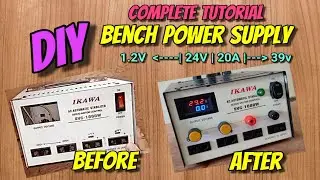 DIY Bench Power Supply (Complete Tutorial)