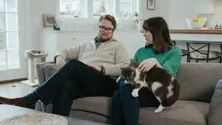 We never have to scoop cat litter again. Thanks, Litter-Robot!