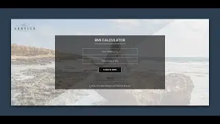 [Basic Project] BMI Calculator in HTML5, CSS3, & Java Script