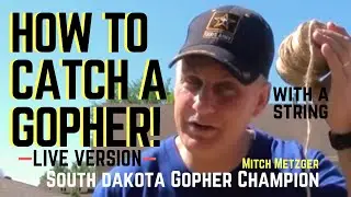 How to Catch a Gopher using only String