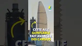 Cette aile gonflable peut faire avancer des cargos. 
