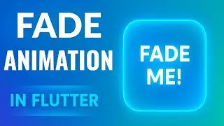 Flutter AnimatedOpacity Tutorial with Glassmorphism UI | Smooth Fade Animation Example