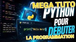MEGA TUTO Python : 5 HEURES pour APPRENDRE à CODER ! Les BASES de la PROGRAMMATION avec Python !