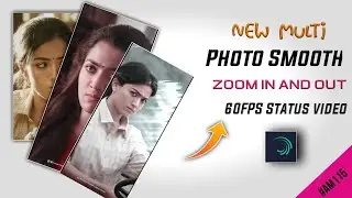 Trending Smooth Zoom IN and OUT Photo transition in Alight motion| Alight motion trending reels Edit