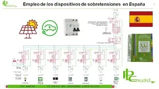 Empleo de los dispositivos sobretensiones en España
